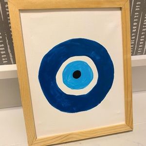 Handpainted Evil Eye Framed 🧿